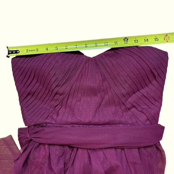 Birdy Grey Grace Convertible Chiffon Cabernet Maxi Dress Size M Bridesmaid HOCO - Picture 13 of 15